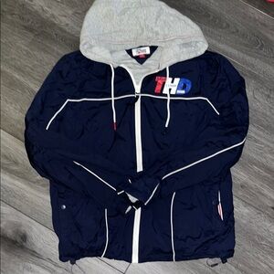 🎅🏼Tommy Hilfiger Navy Blue Hooded Jacket